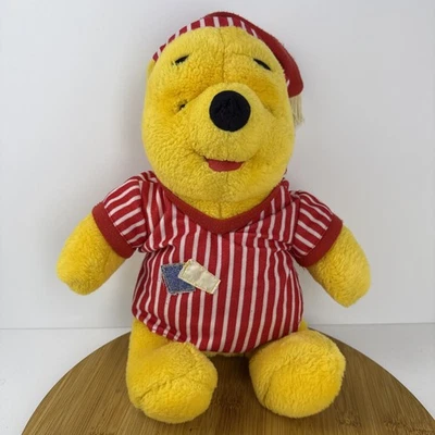Juguete de peluche pijama divertido Mattel Winnie The Pooh Bear Sleepover 1998 vintage 14" Foto 1 de 4