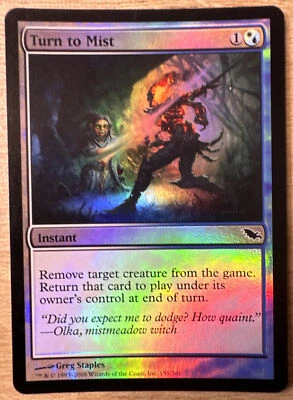 1x Turn to Mist | FOIL | Shadowmoor | MTG Magic Cards NM- - Image 1 of 2