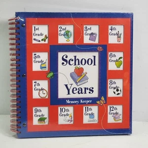 Seasons School Years Photo Memory Keeper 12x12 Scrapbook Album Spiral Bound K-12 - Picture 1 of 5
