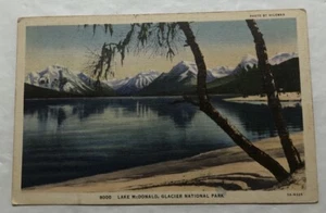 Lake McDonald, Glacier National Park, Montana. Postcard (U2) - Picture 1 of 2