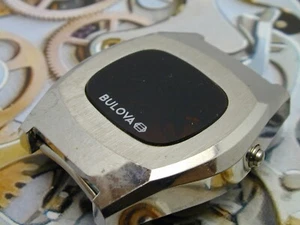 RELOJ COMPUTRON BULOVA VINTAGE 1976 NOS CAJA DE ACERO INOXIDABLE CON CRISTAL T3602 - Imagen 1 de 10