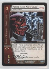 2007 VS System Marvel Team-Up Albert Malik - Red Skull #MTU-088 0f3j
