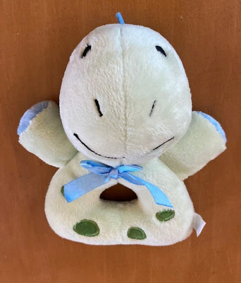 Anillo de peluche de dinosaurio de felpa verde Koala bebé sonajero juguete para bebé 5,5" Foto 1 de 4