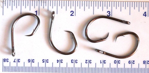 1000 Hameçons Cercle Décalés Gerry's Tackle Taille 7/0 Pour Pêche