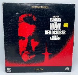 The Hunt for Red October Laserdisc LV32020-2WS Sean Connery LD Widescreen - Imagen 1 de 3