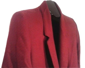 BLAZER MUJER VINTAGE REQUISITOS ROJO NEGRO TALLA 12 - Imagen 1 de 3