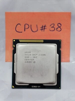 2.7 Ghz 2nd Gen Intel Core i5-2500S Quad-Core Processor SR009 Socket LGA1155 #38 - Image 1 of 2