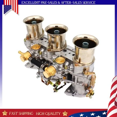 New 3 Barrel Carburetor for Porsche 911, 906, 914, 40 IDA3C Weber 40mm Right Foto 1 de 4