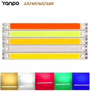 1X 10X 120*10MM LED COB Chip Light 10W DC 12V 14V Lamp Blue Green Red Warm Cool - Picture 1 of 17