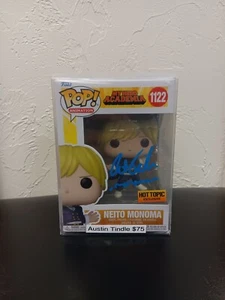 Funko Pop Neito Monoma Hot Topic Exclusive #1122 Autographed by Austin Tindle - Picture 1 of 4