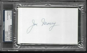 Index Card Autograph Joe Mowry Braves PSA/DNA - Picture 1 of 2