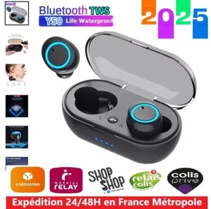 YeP50 Kabellose Kopfhörer Bluetooth 5 Kompatibel iPhone & Android IPX7 Wasserdicht - Bild 1 von 16