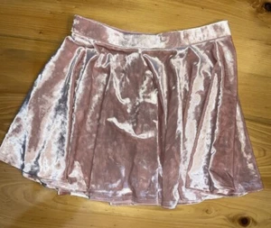 Forever 21, Womens High Rise Flared Skirt, Juniors Size Large, NWT, Mauve - Picture 1 of 4
