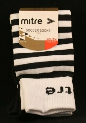 Mitre - Soccer Socks - Size Youth - Shoe Size 3-9 - 1 Pair - Image 1 of 4