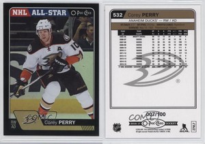2016-17 O-Pee-Chee Black Rainbow Foil /100 Corey Perry #532