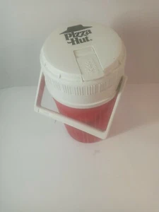 Vintage 1980er Pizza Hut Logo 1/2 Gallone Thermoskanne Wasserkühler Kanne Iglu gebraucht - Bild 1 von 12