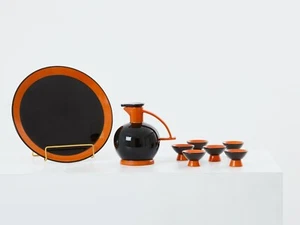 Dante Baldelli for Rometti Umbertide Ceramic Liqueur set 1930 - Picture 1 of 10