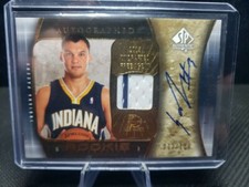2005-06 SP Authentic limited Rookie autographed Sarunas Jasikevicius 77/100