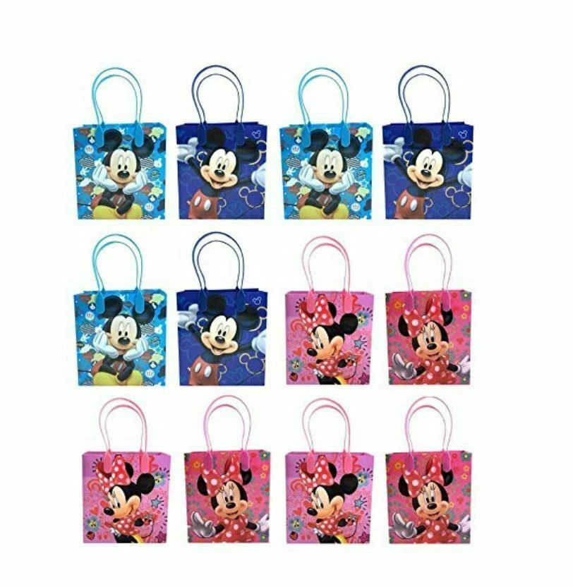 Lote 24 piezas Disney Mickey Minnie Cumpleaños Goody Bolsa Regalo Niños Fiesta Suministro Foto 1 de 3
