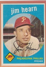 1959 TOPPS BASEBALL JIM HEARN #63 PHILLIES EXMT/EXMT+ *71175