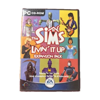 The Sims LIVIN' IT UP PC game expansion add-on - NEW/SEALED - Image 1 of 3