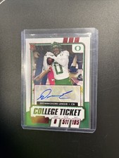 Deommodore Lenoir 2021 Contenders Draft College Ticket Red Foil Auto RC Oregon
