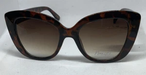 Nanette Lapore Women’s Brown Tortoise Cat Eye Sunglasses Style NN352 TS NWT - Picture 1 of 9