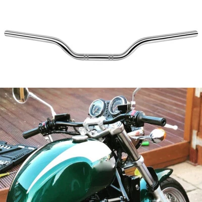 Guidão de arrasto para Triumph Legend TT motocicleta 7/8" 22mm rastreador de elevação cromado - Imagem 1 de 4