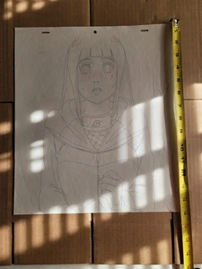 Naruto Hinata Hyuga douga (non animazione cel) padella oversize 11 fogli - Foto 1 di 13