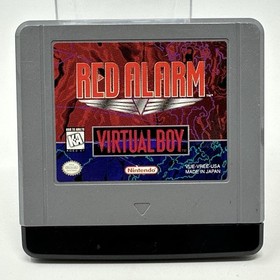 Red Alarm (Nintendo Virtual Boy, 1995) Cartridge Only W/ Dust Cover - Clean!