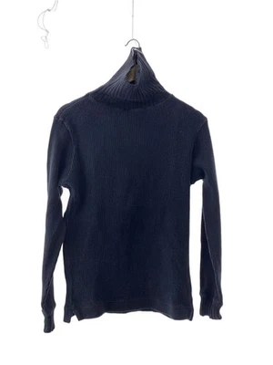 Suéter tejido Nigel Cabourn (grueso), talla 46, algodón, negro, color liso Foto 1 de 4