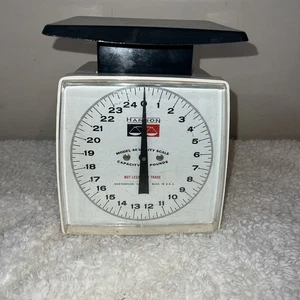 Báscula de cocina Hanson vintage de 25 lb de peso utilitaria hecha en EE. UU. ¡Probada y funciona! - Imagen 1 de 6