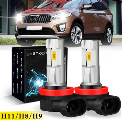 For Kia Sorento 2011-2015 2016 Combo LED Headlight High/Low Beam Light Bulb 2X - Image 1 of 4