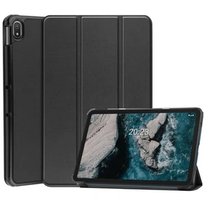 Case for Nokia T20 10.4 Inch Smart Cover Case Car Sleep/Wake Function Black - Picture 1 of 7