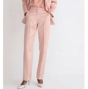 Pantalón Kate Colección J Crew Satinado Talla 4 Pequeño Guayaba Melocotón Chino Pierna Recta - Imagen 1 de 15