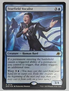 (Foil) Starfield Vocalist (078) Edge of Eternities casi nuevo - Imagen 1 de 2