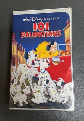 Black Diamond Walt Disney Classics 101 Dalmatians (VHS, 1992) - Image 1 of 4