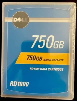 Dell RD1000 750GB HARD Drive Data Cartridge  P/N: 037R3M - New/Sealed - Image 1 of 3