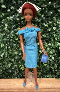 Bellissima bambola infermiera Julia Barbie 1968 Mattel giocattolo DIAHANN CARROLL #1127 Giappone - Foto 1 di 18