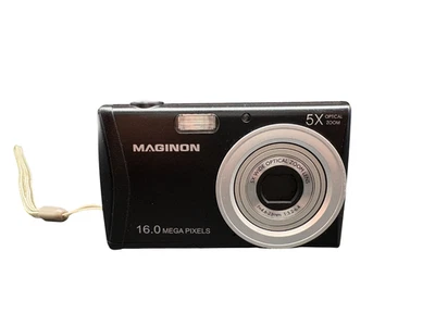 Digitalkamera Maginon Z 1600 Schwarz 16 MP 5x Zoom Kompakt Vintage - Bild 1 von 4