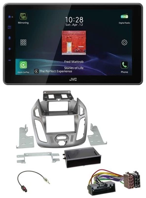 JVC DAB MP3 Bluetooth USB Autoradio für Ford Transit Connect mit Display 12-18 s - Bild 1 von 4