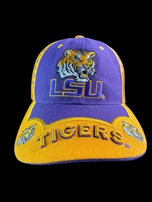 LSU 2008 BCS Campeonato Nacional Sombrero Louisiana State Tigers Gorra Correa Trasera Foto 1 de 4