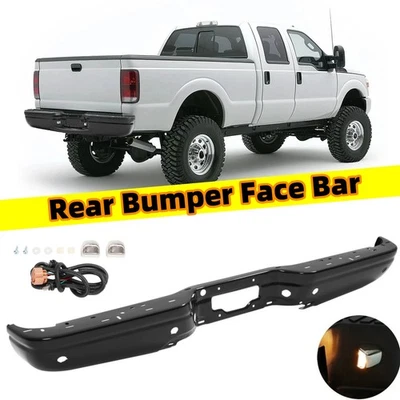 Rear Step Bumper Face Bar W/ Sensors For Ford F-250/F-350 Super Duty 2001-2007 Foto 1 de 4