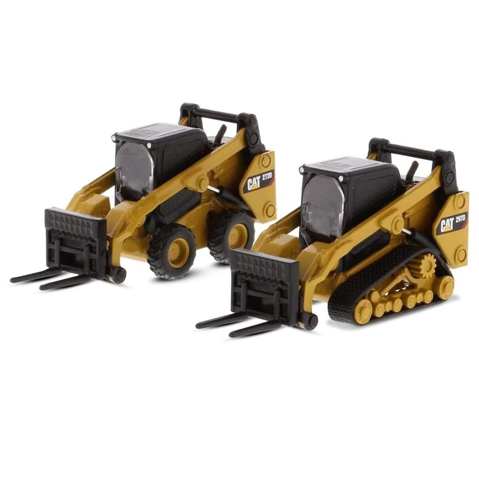 1:64 Cat 272D2 Skid Steer & 297D2 Track Loader Diecast Set - 1:64 Scale - Image 1 of 1