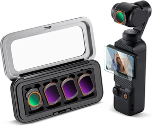 K&F CONCEPT ND2-ND32 & ND32-ND512 Kit Neutral Density CPL for DJI Osmo Pocket 3 - Picture 1 of 36