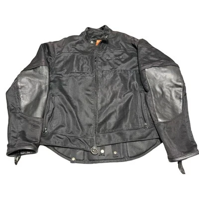 ICON Tarmac Asphalt Tech Men's Motorcycle Jacket Racing Black XL Padded - Image 1 of 4