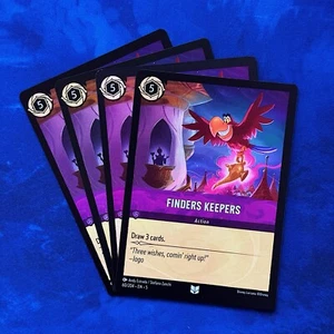 4x Finders Keepers PLAYSET Lorcana Disney 60 Set 5 Shimmering Skies Action #60 - Picture 1 of 3