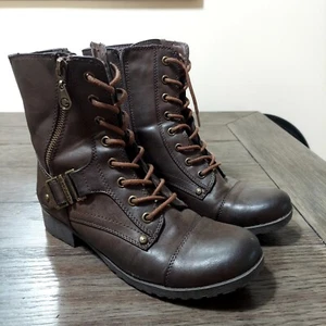 Botas de Combate/Moto G by Guess Marrón Talla 6.5M - Imagen 1 de 7