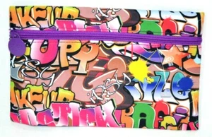 Funda de maquillaje ipsy para graffiti bolsa de viaje bolsa de cosméticos estuche con cremallera - Imagen 1 de 2