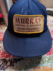Vintage Kelvinator Refrigerator Advertising Hat Appliance Store Hat, Blue - Picture 1 of 9